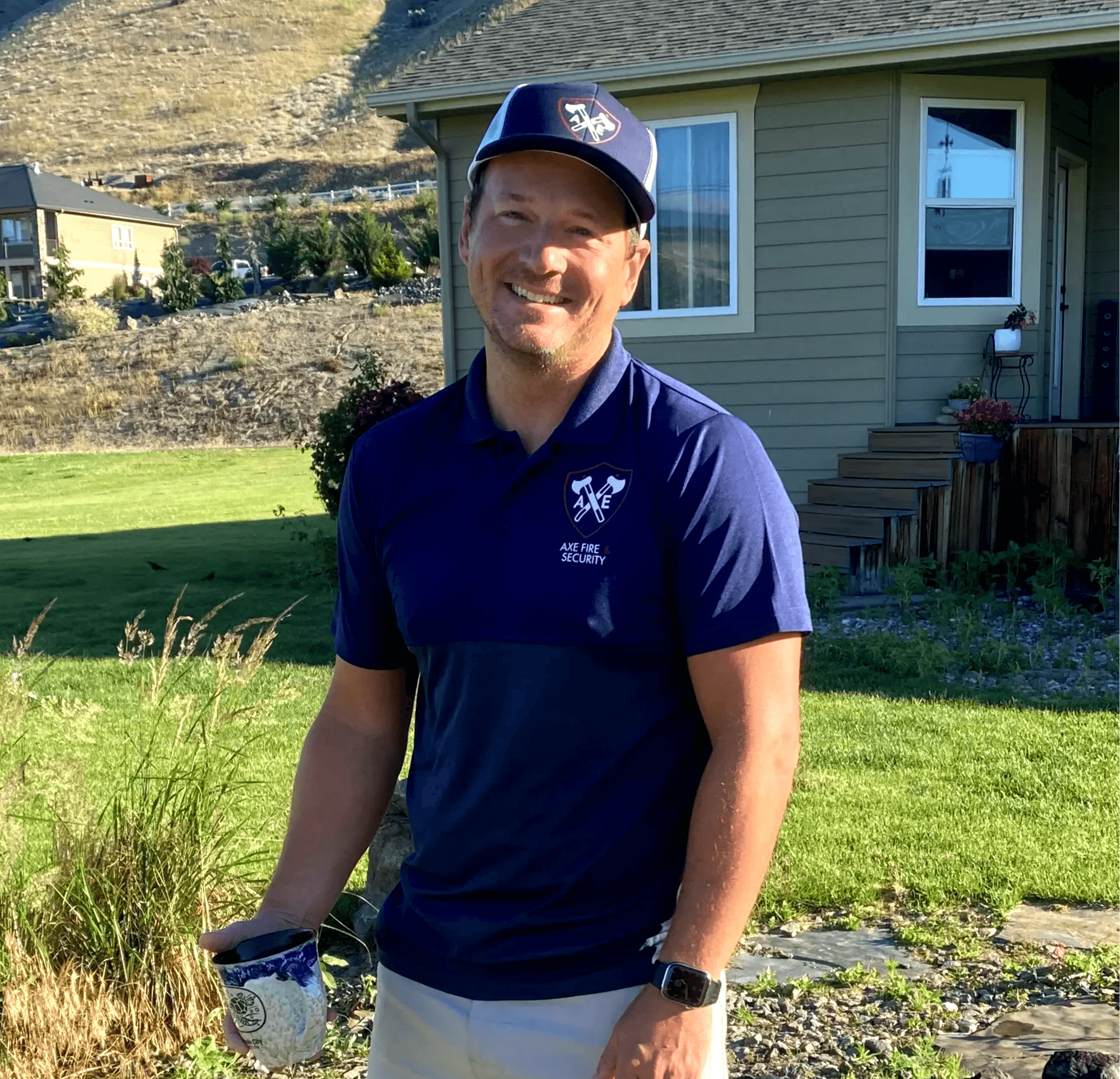 A photo of Andy Benningfield, the founder of Axe Fire & Security and a seasoned expert in the industry.